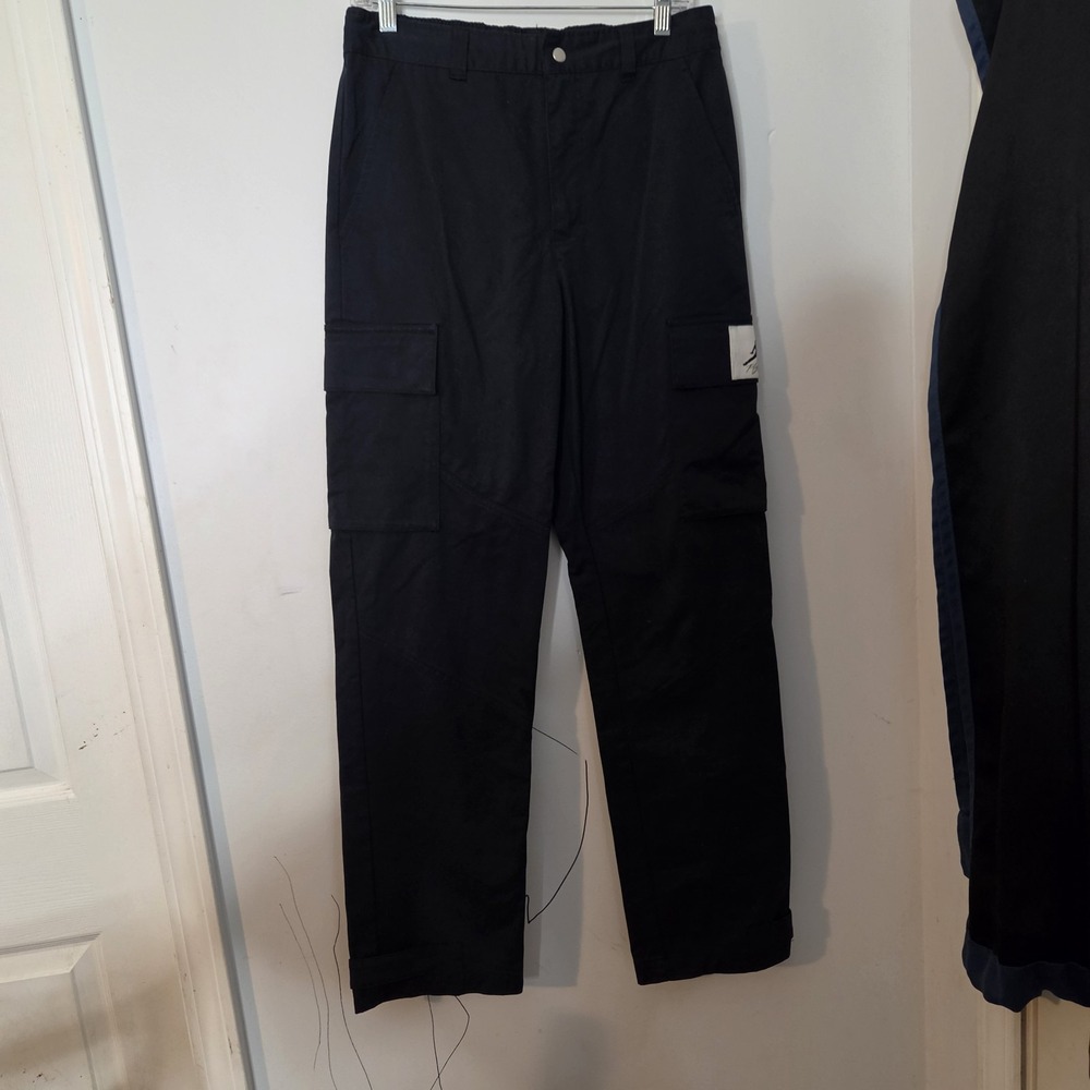 Jordan Flight Essentials Mens Black Cargo Pants CV3177-010 Streetwear Utility